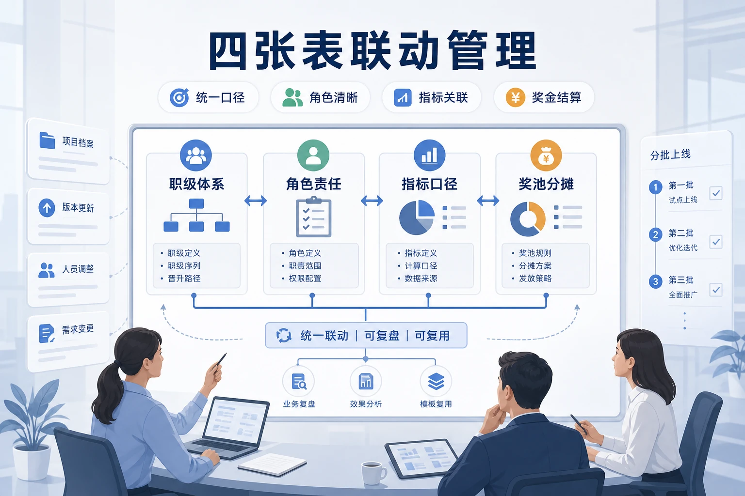 SaaS多部门上线团队职级与奖金分摊模板（2026年版）