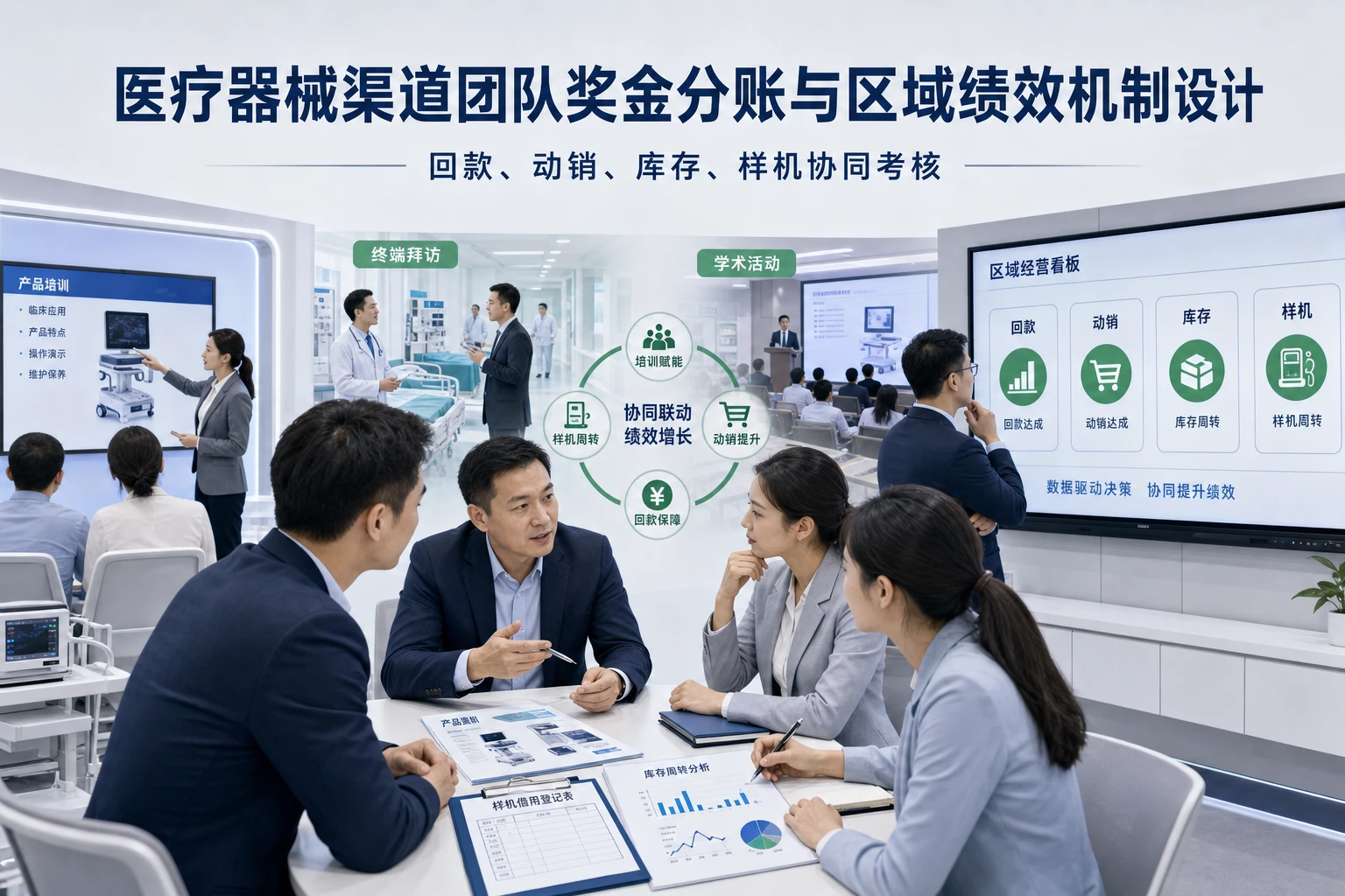 医疗器械渠道团队奖金分账与区域绩效机制设计