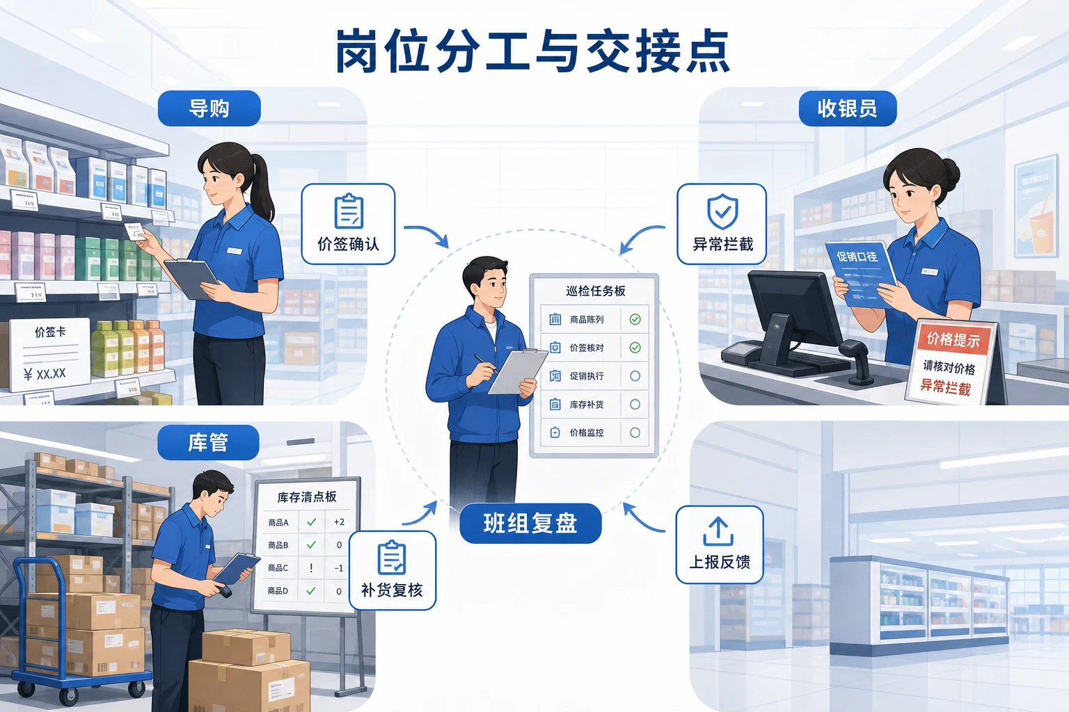 2026年新品密集上架期连锁门店价签补货盘点闭环设计