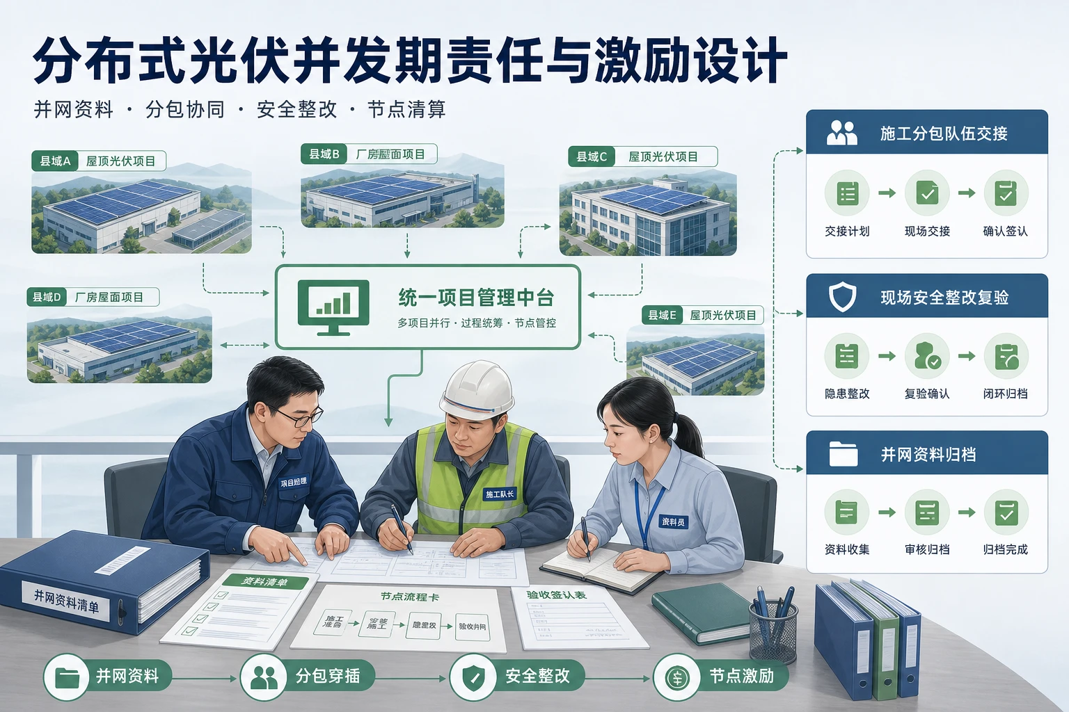 2026年县域分布式光伏并发期责任划分与节点激励设计