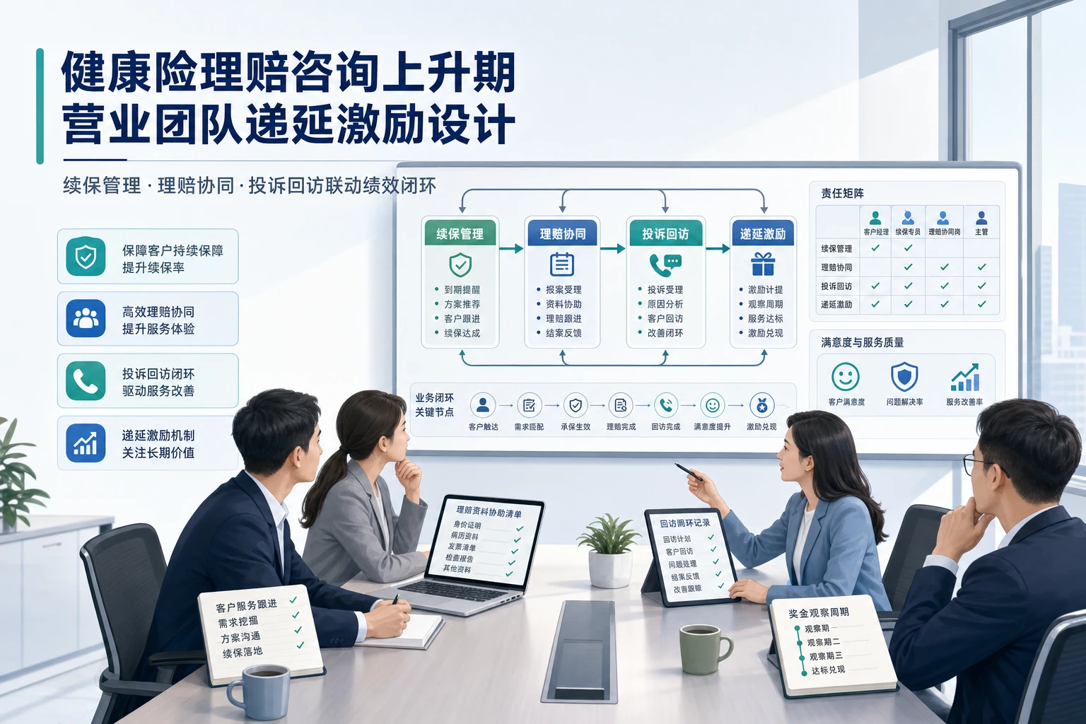 2026年健康险理赔咨询上升期营业团队递延激励设计