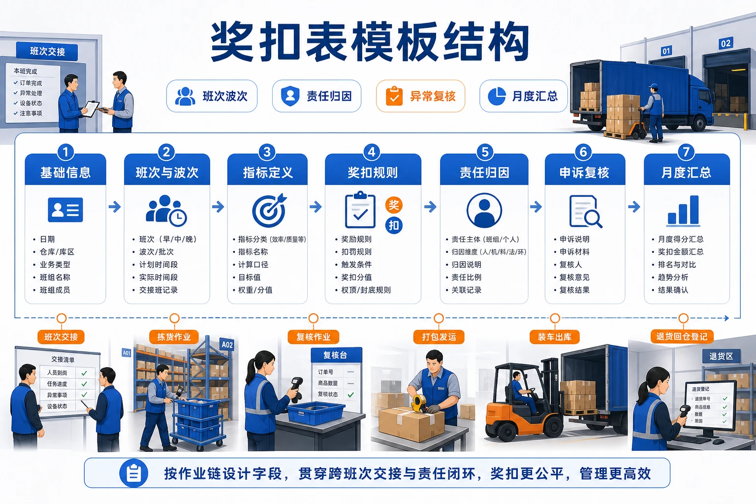 半日达场景下仓配班组奖扣表模板与填写方法(2026年版)
