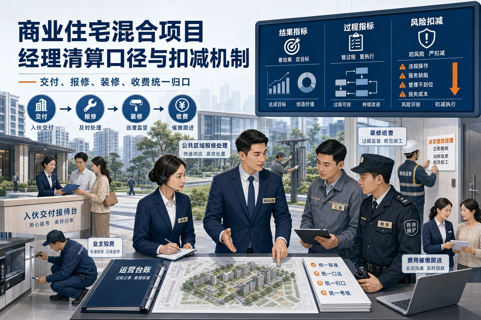 2026年商业住宅混合项目经理清算口径与扣减机制设计