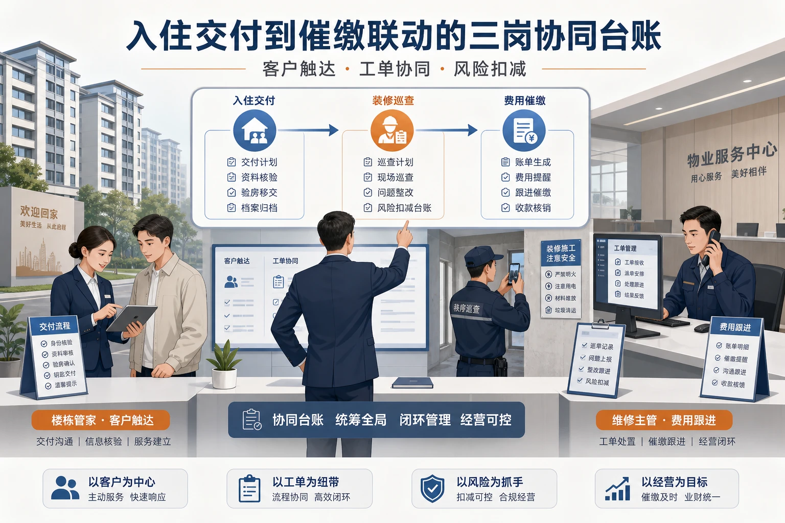 物业项目入住交付到催缴联动的三岗协同台账设计（2026年版）