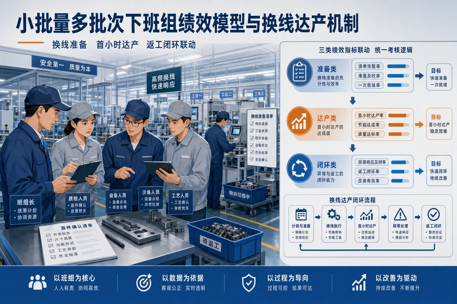 小批量多批次下班组绩效模型与换线达产机制（2026年版）