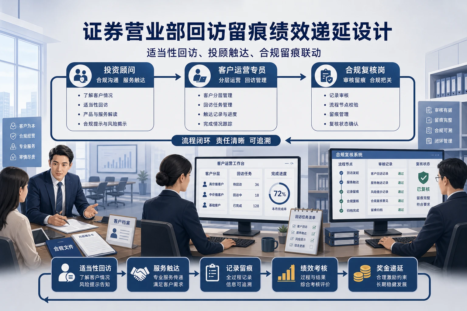 2026年证券营业部适当性回访与投顾留痕绩效递延设计