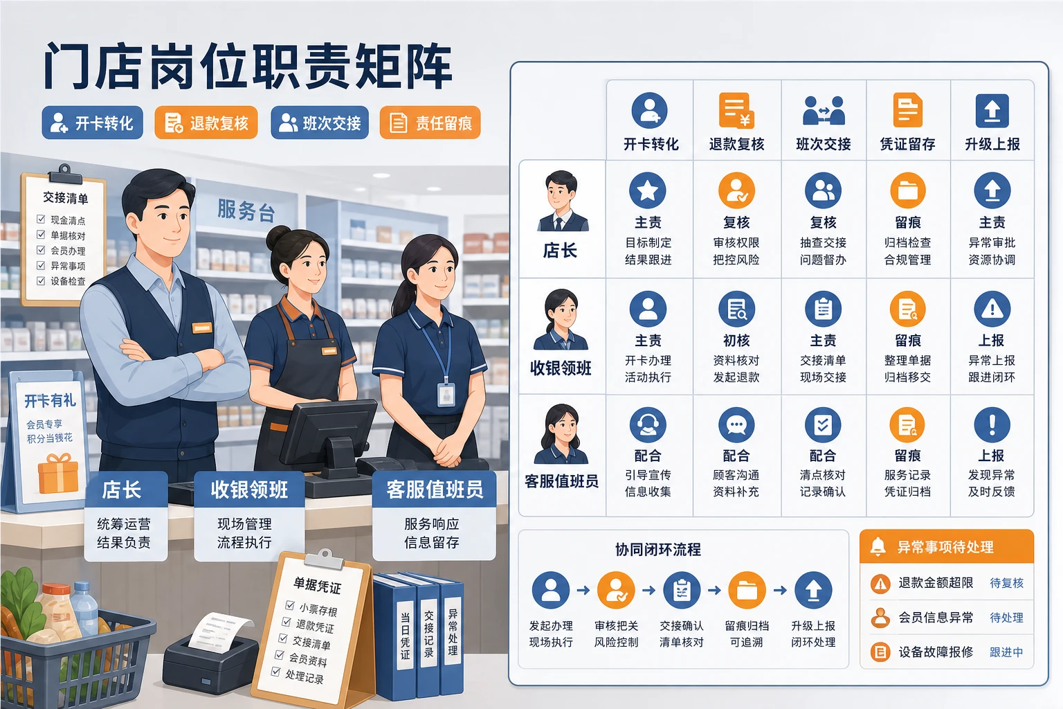 社区店储值与异常退款联动下的门店责任划分设计