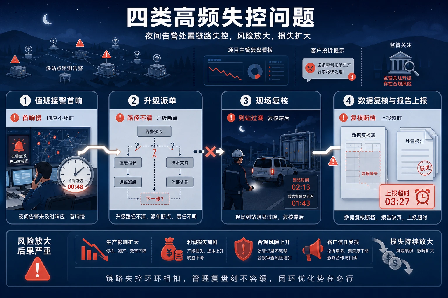 夜间告警高发下环保监测项目责任清算模型设计