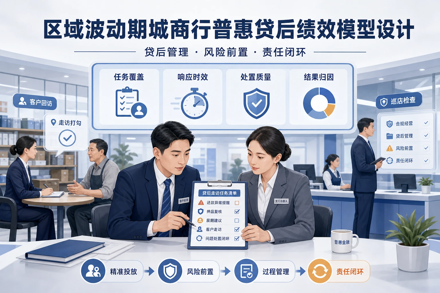 区域波动期城商行普惠贷后绩效模型设计
