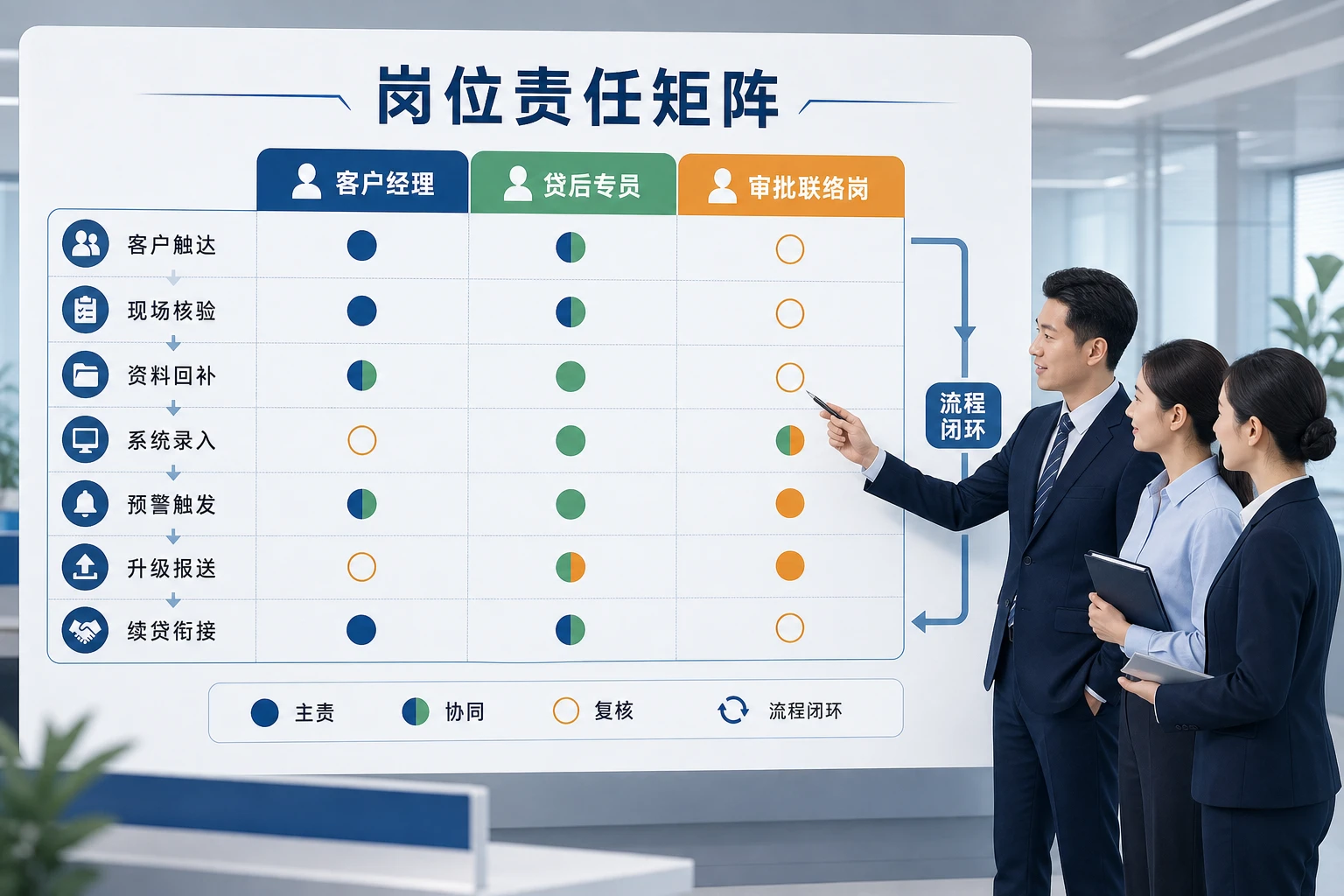 续贷集中到期下城商行普惠岗位责任与绩效联动设计