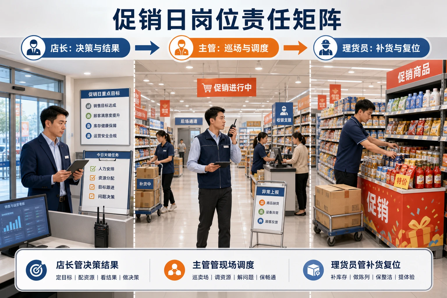 连锁门店周末促销排班与补货陈列联动机制（2026年版）