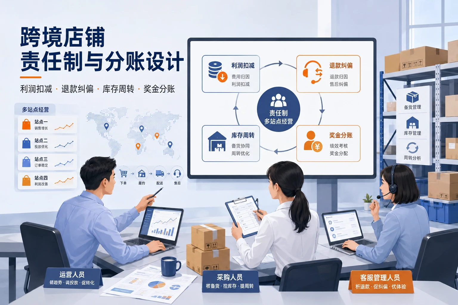 2026年低价引流占比上升后跨境店铺责任制与分账设计