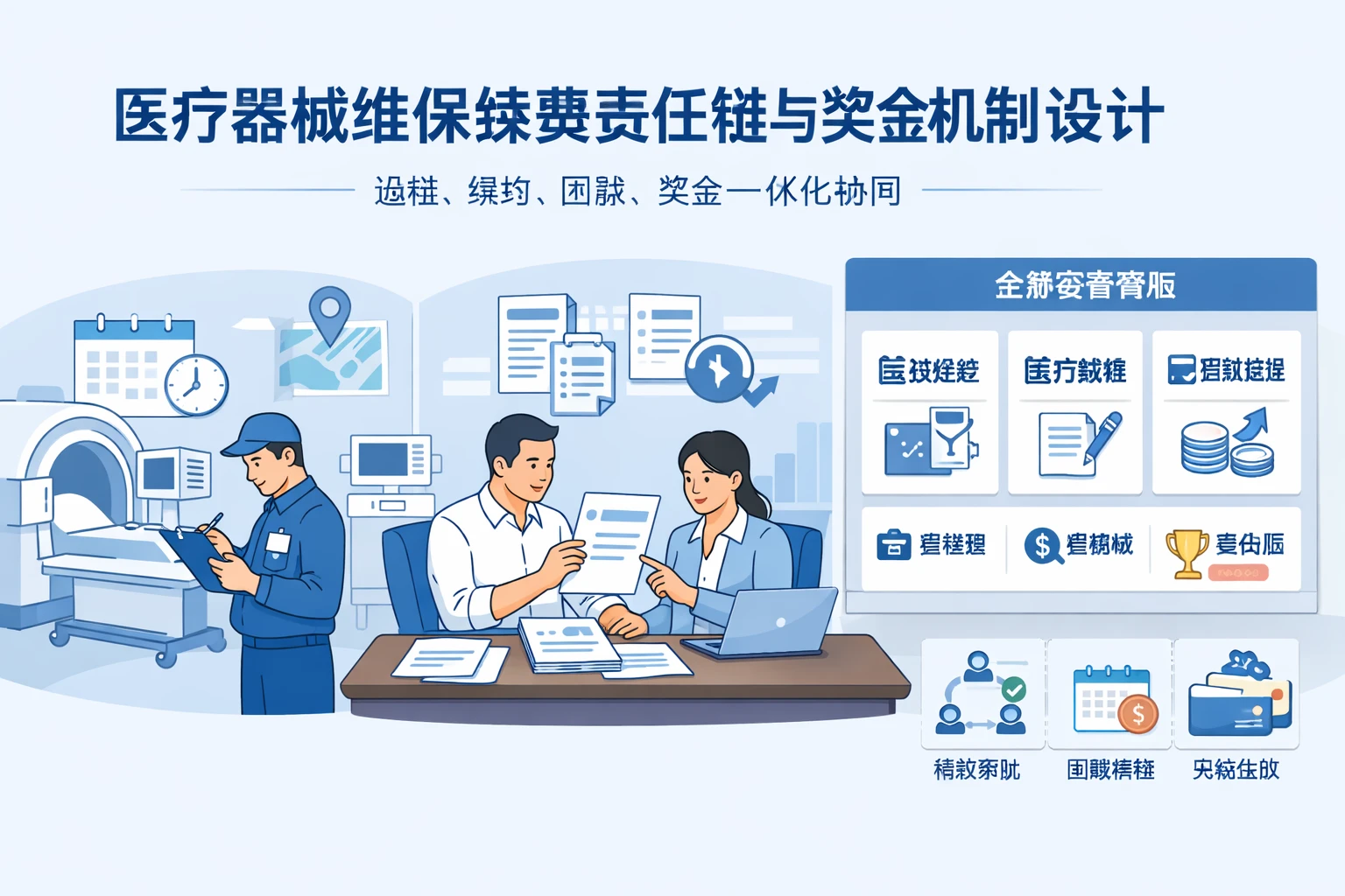 2026年医疗器械维保续费责任链与驻点工程师奖金机制设计