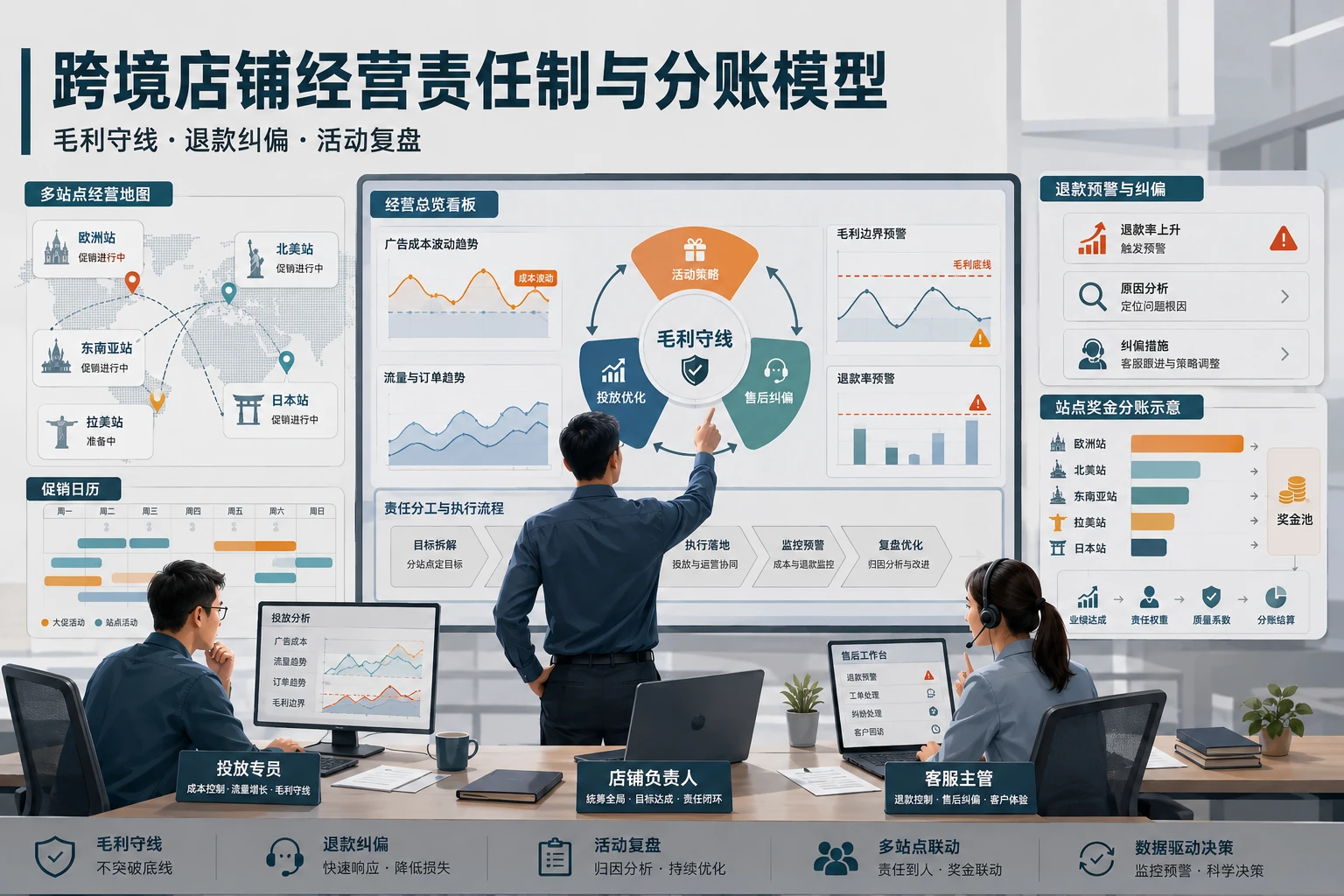 2026年广告成本波动下跨境店铺经营责任制与分账模型