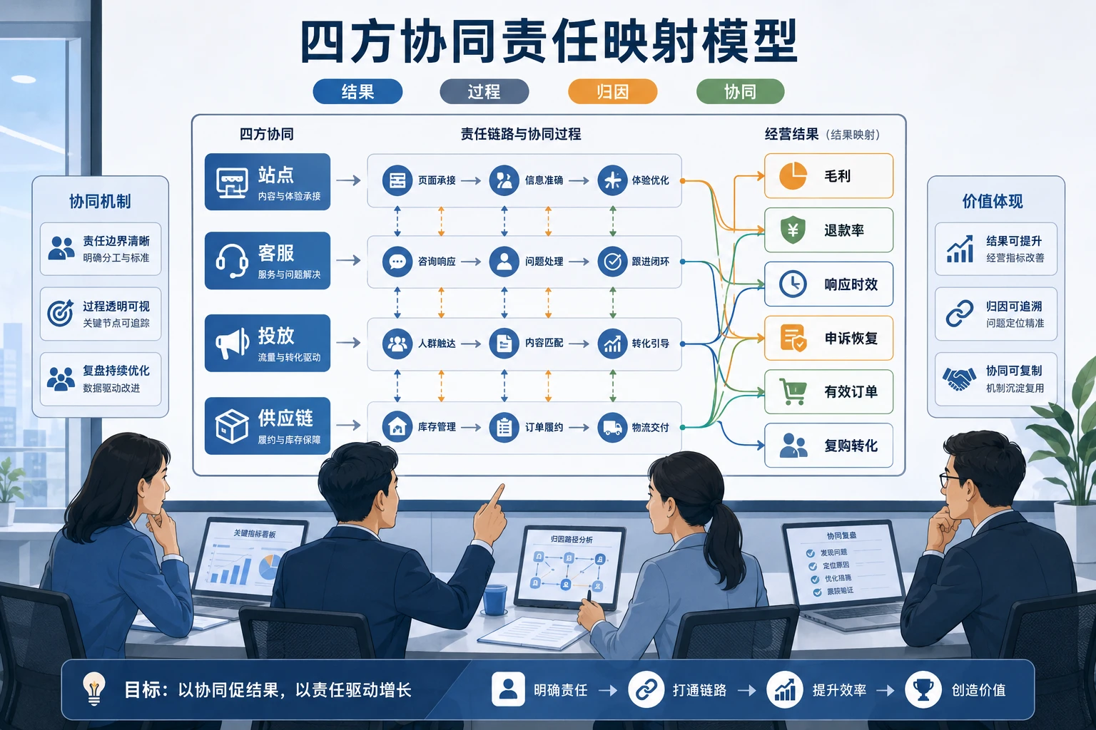 多站点客服共享后的店铺分账与经营责任制设计