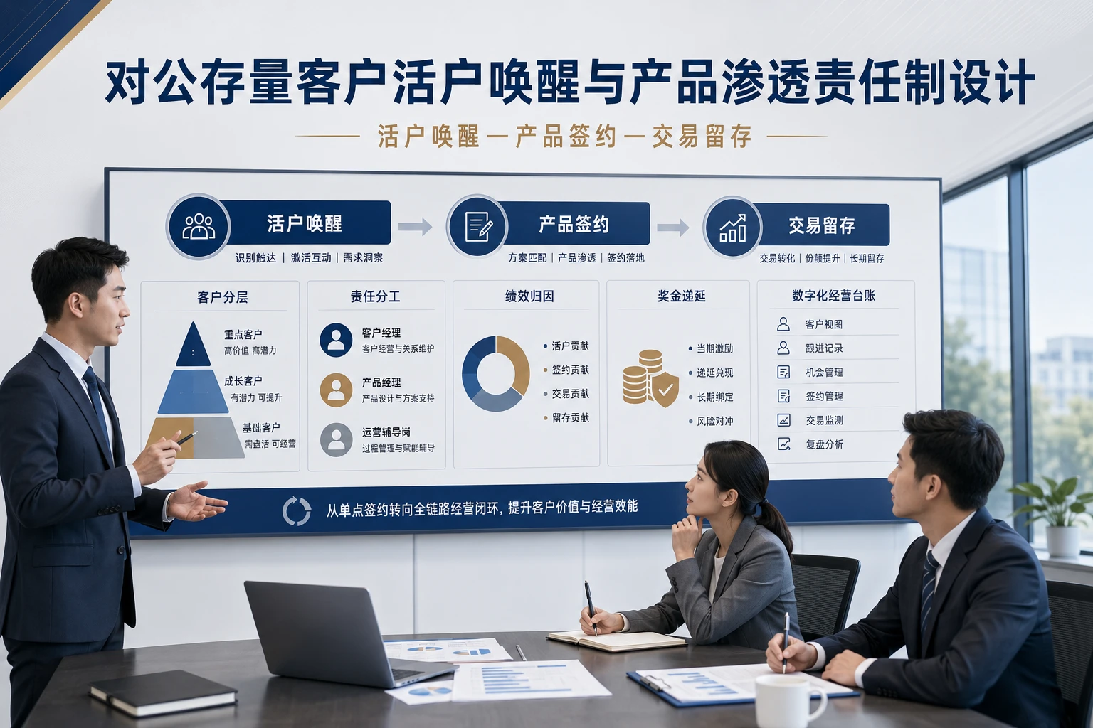 2026年对公存量客户活户唤醒与产品渗透责任制设计