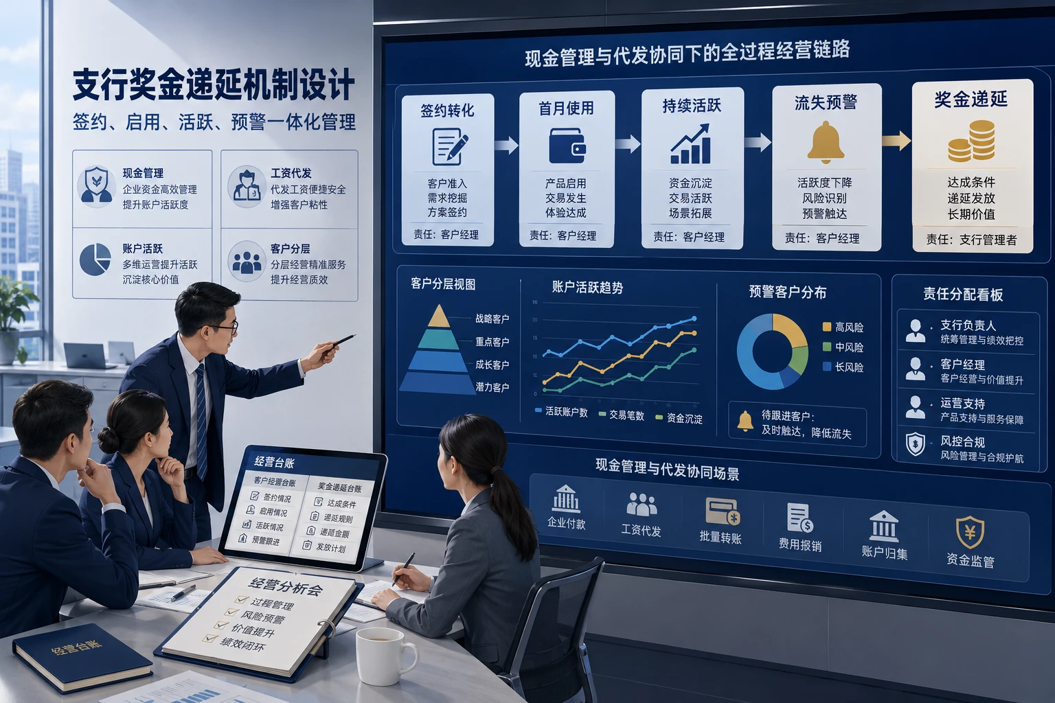 现金管理与代发协同下支行奖金递延机制设计(2026年版)