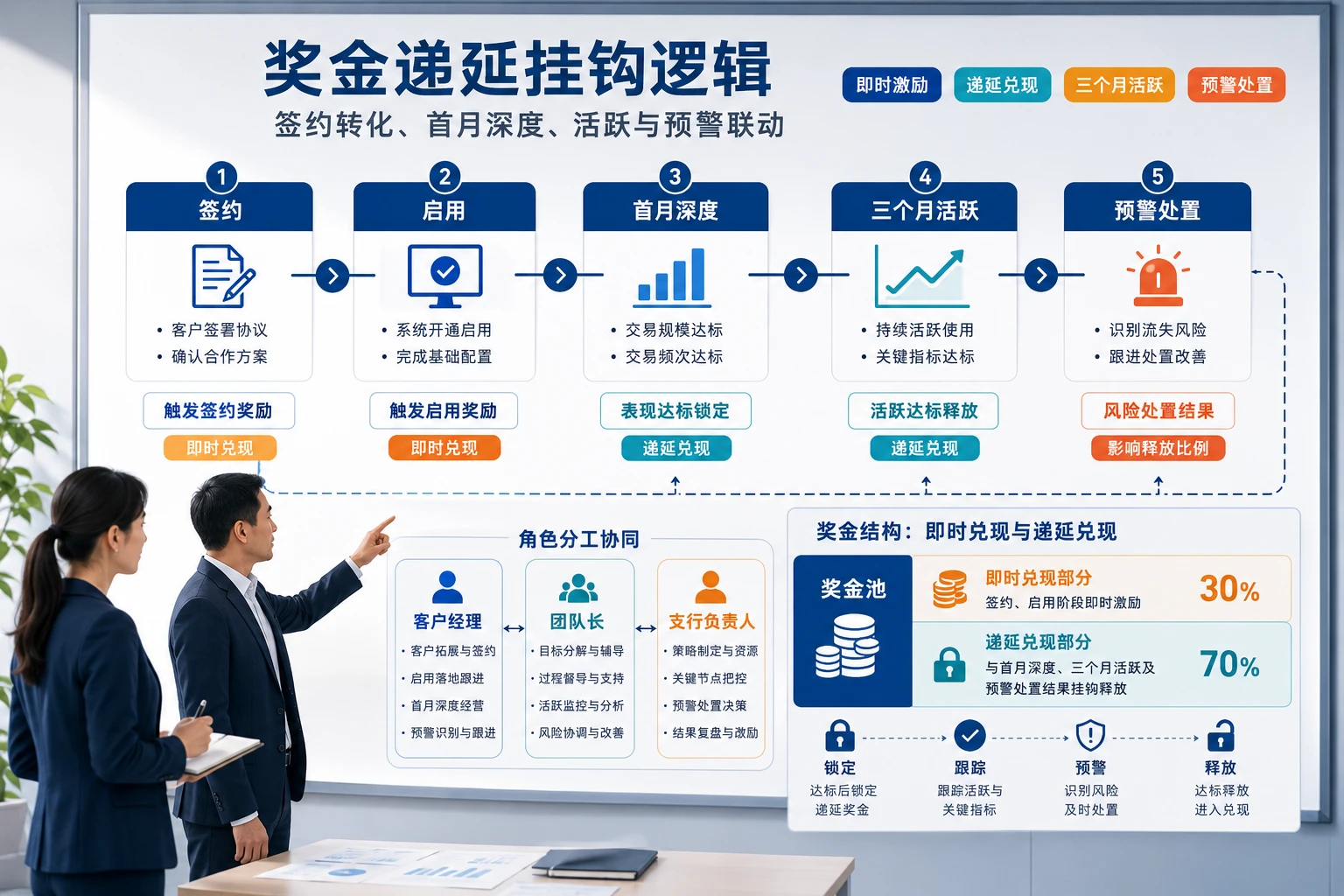 现金管理与代发协同下支行奖金递延机制设计(2026年版)