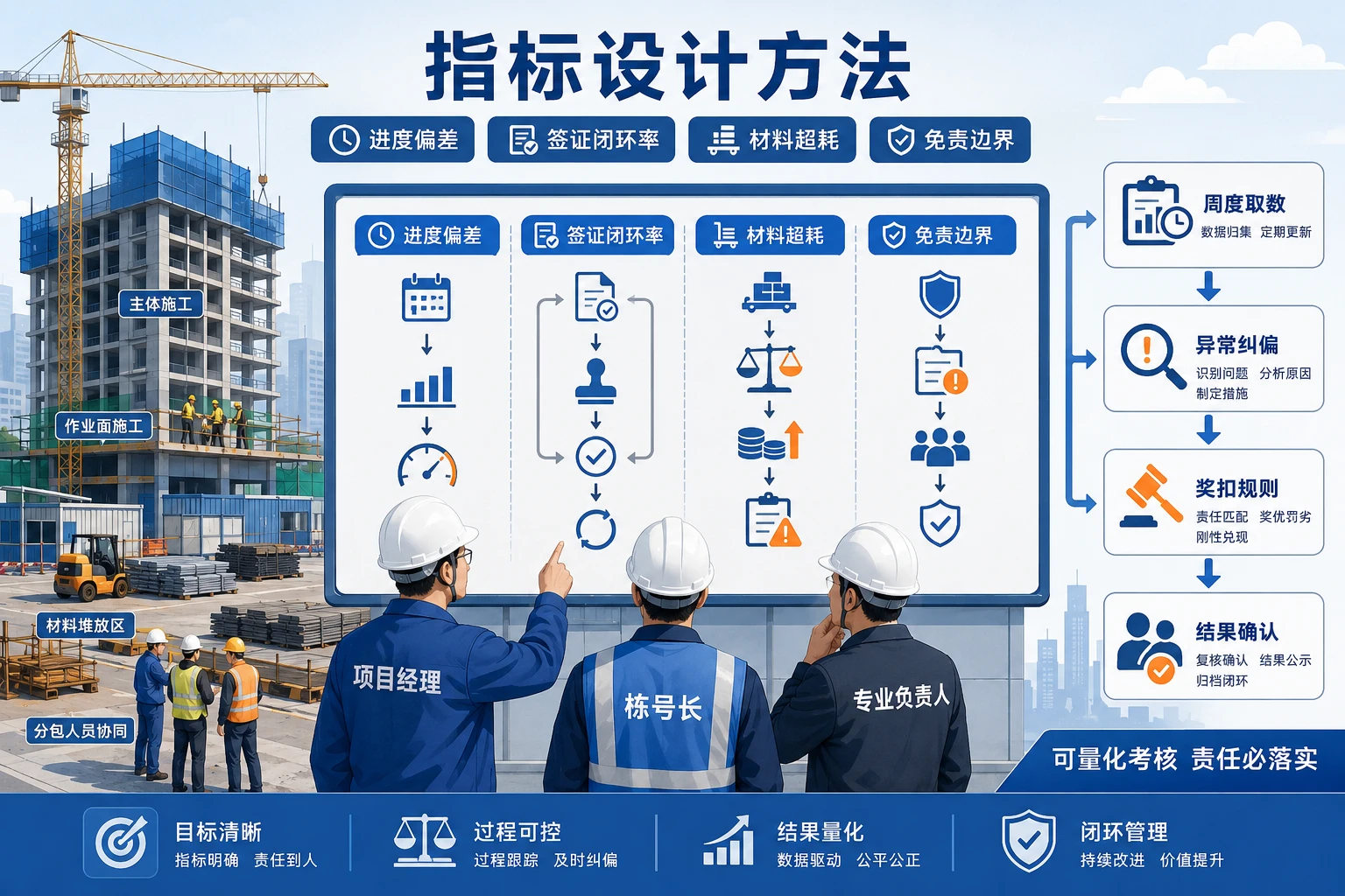 穿插施工加密后的项目部责任清单与考核闭环设计