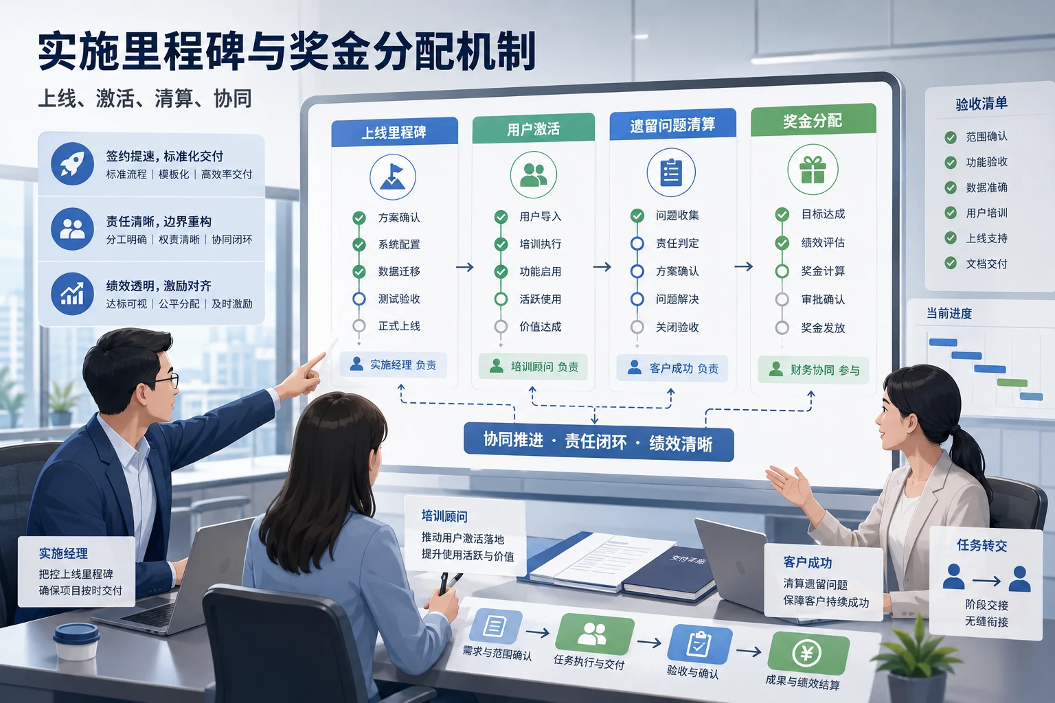 标准化SaaS签约提速后的实施里程碑与奖金分配机制（2026年版）