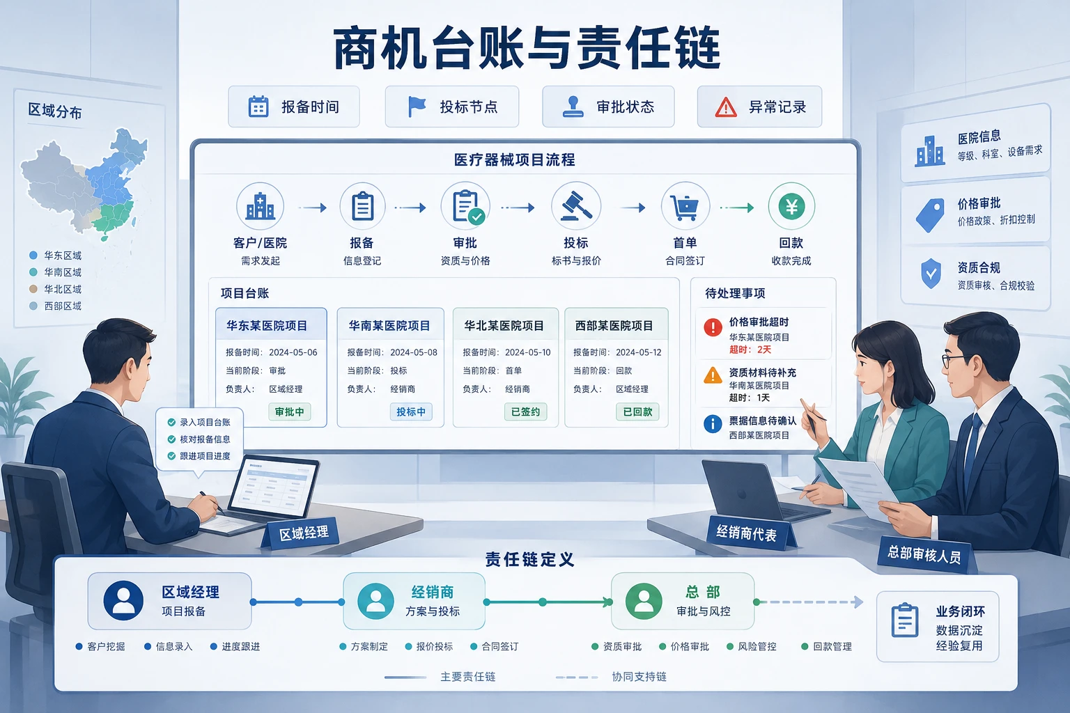 多经销商覆盖下区域经理奖金归因与扣减机制设计