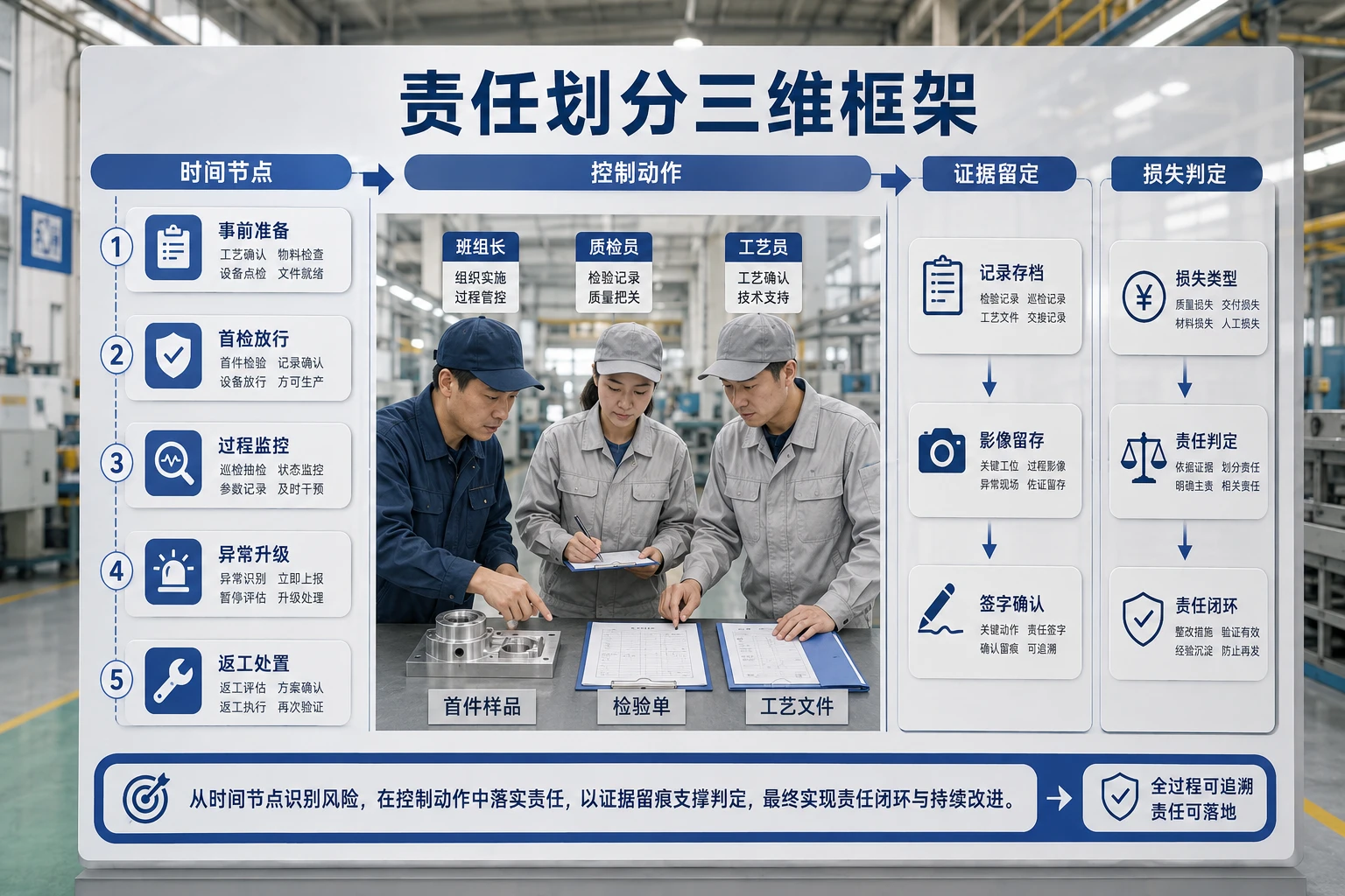多批次小单生产下质量放行与返工责任绩效机制设计