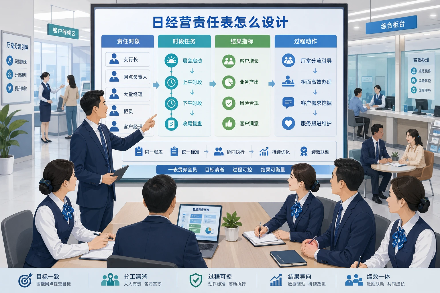 县域网点客流波动下农商行晨夕会与日经营看板落地方法（2026年版）