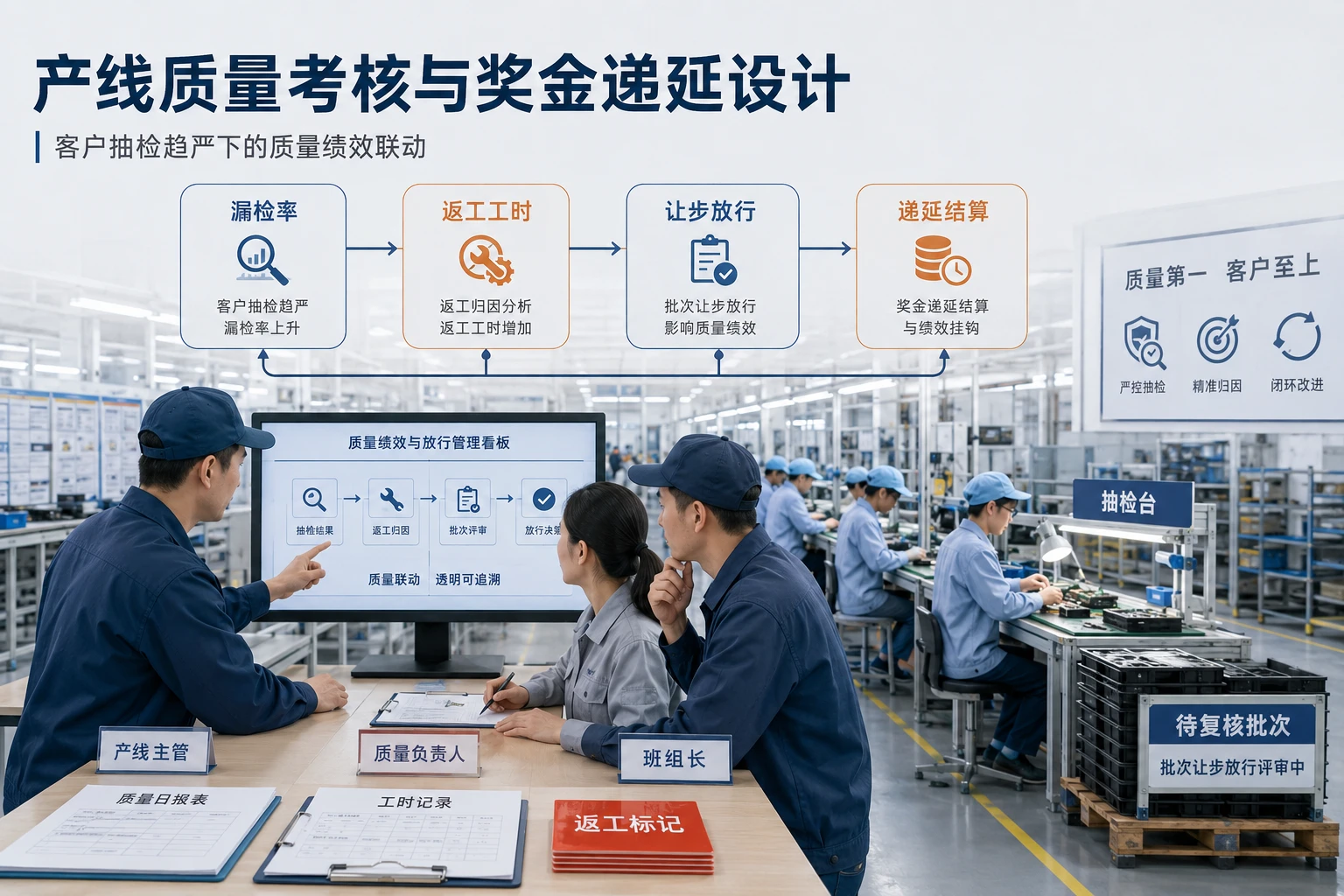 2026年客户抽检趋严下产线质量考核与奖金递延设计