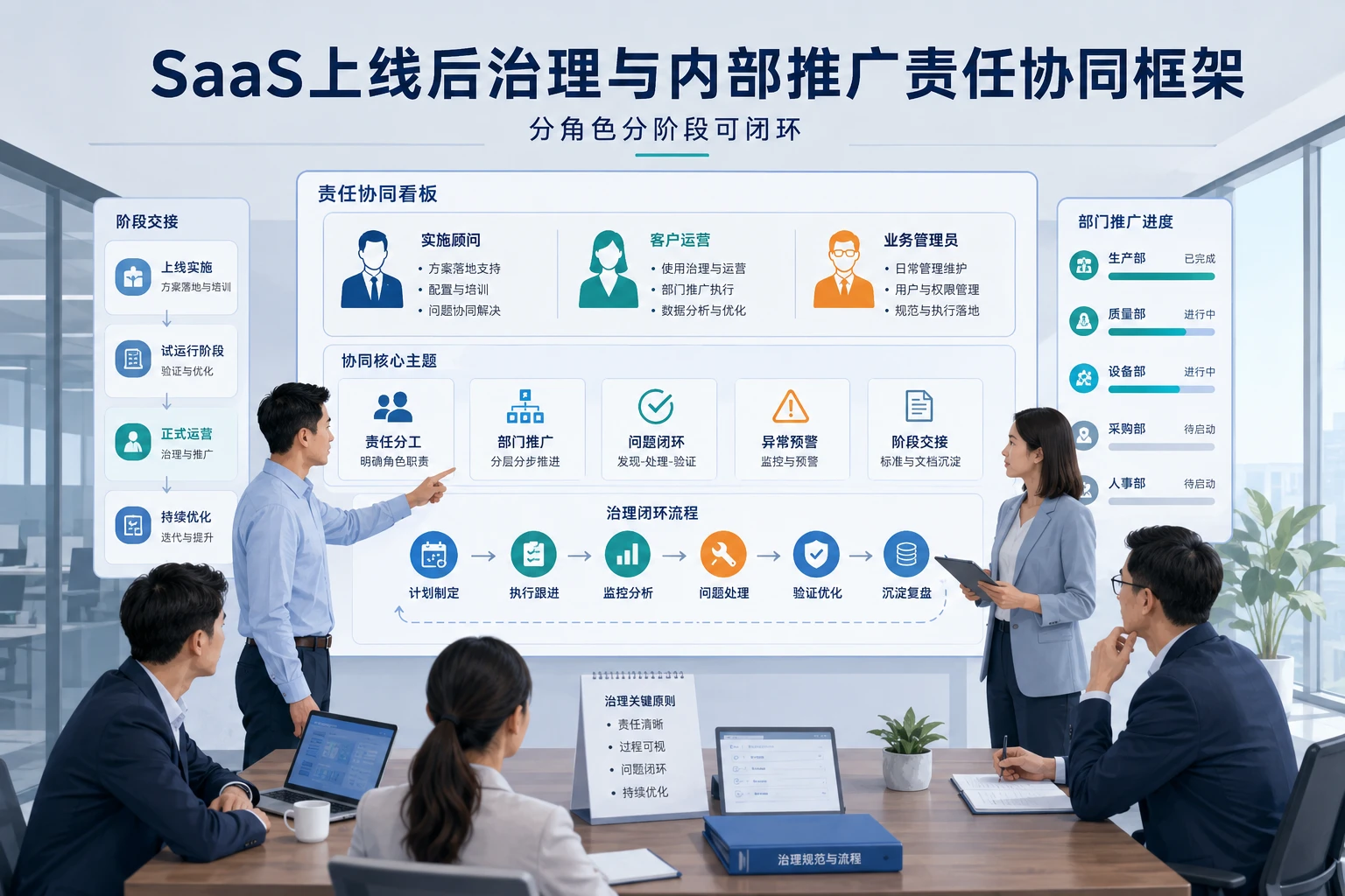 SaaS上线后治理与内部推广责任协同框架(2026年版)