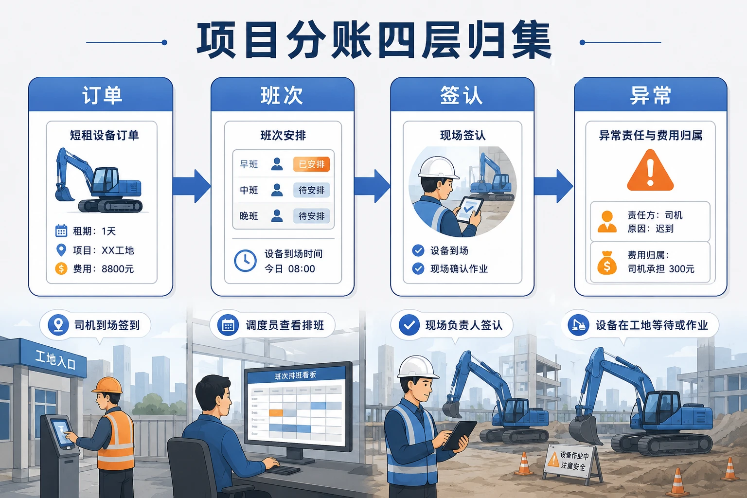短租设备租赁进出场签认与司机费用分账机制设计(2026年版)