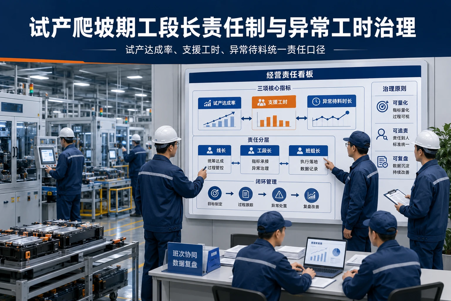 动力电池试产爬坡期工段长责任制与异常工时治理框架(2026年版)