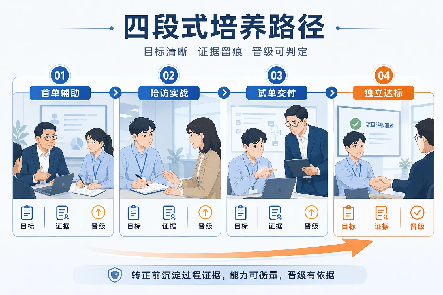 顾问扩招后带教转正与分段奖金联动设计