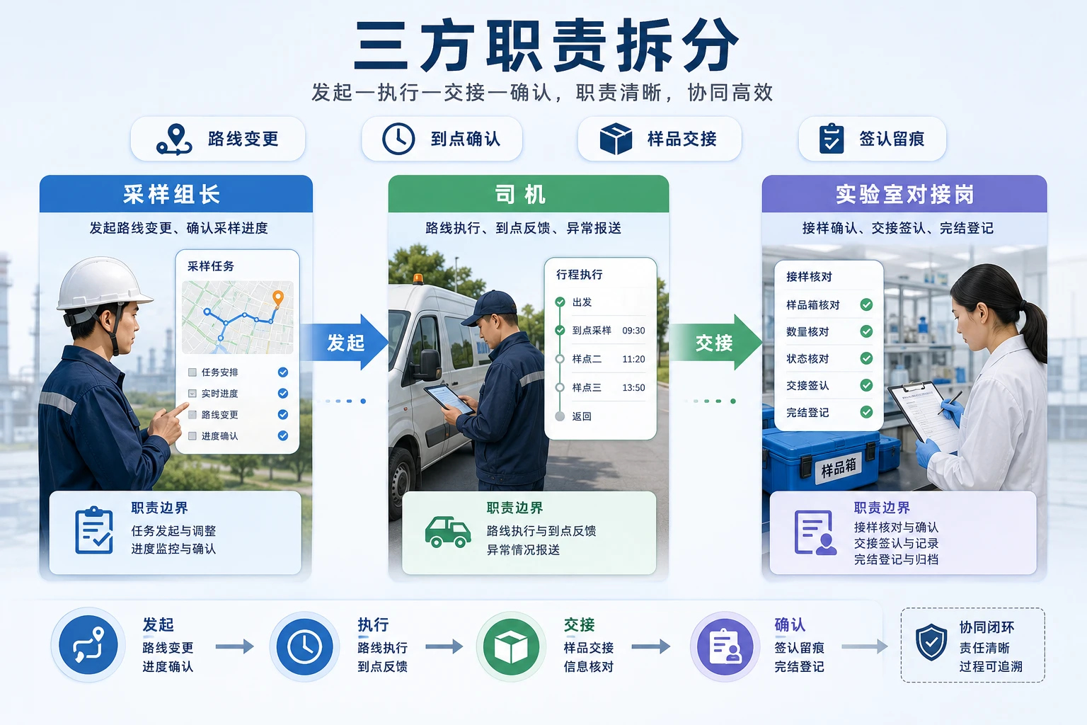 县域分散点位采样路线协同责任表模板设计