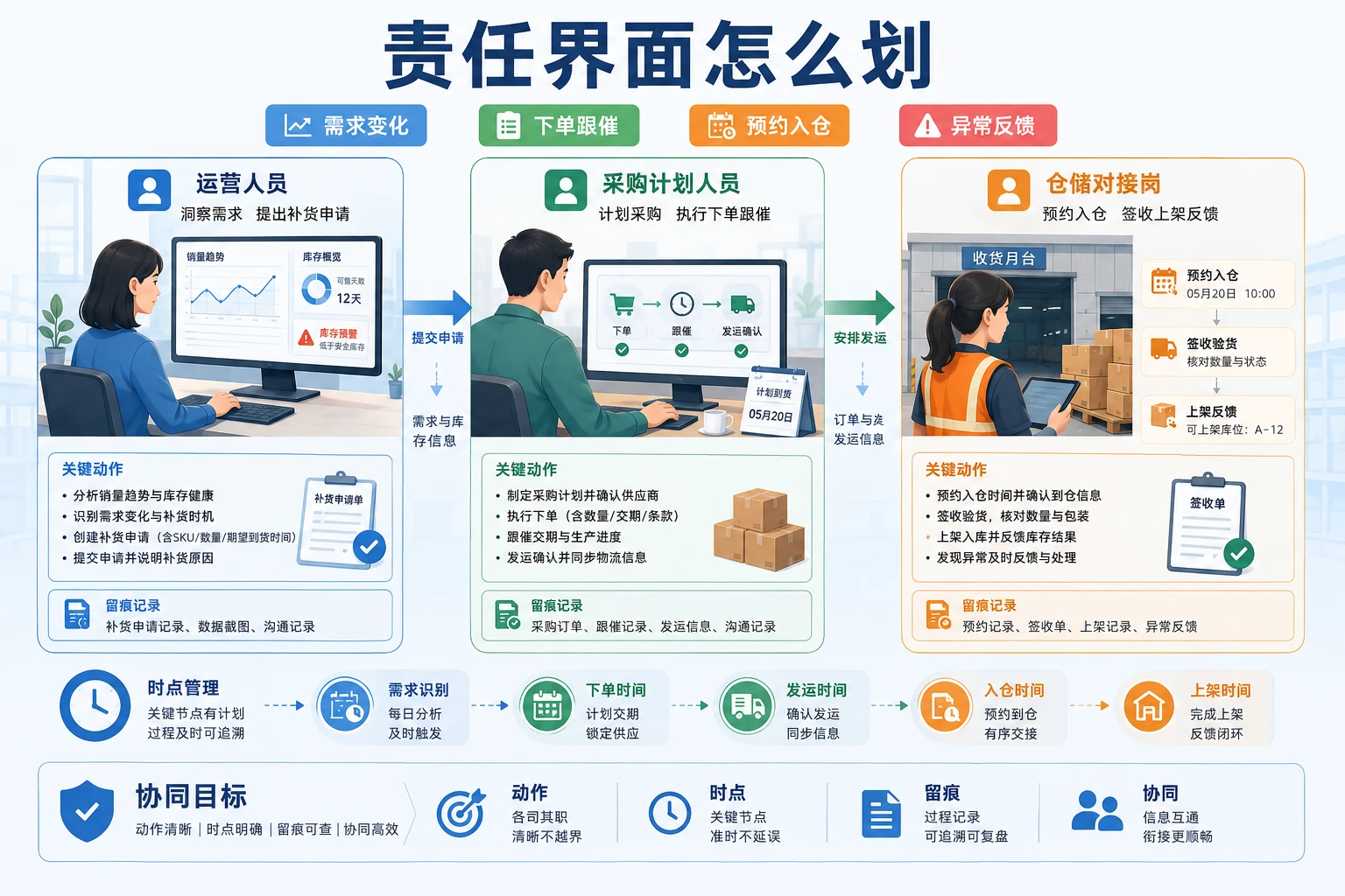 多仓备货切换下断货预警与补货责任闭环设计