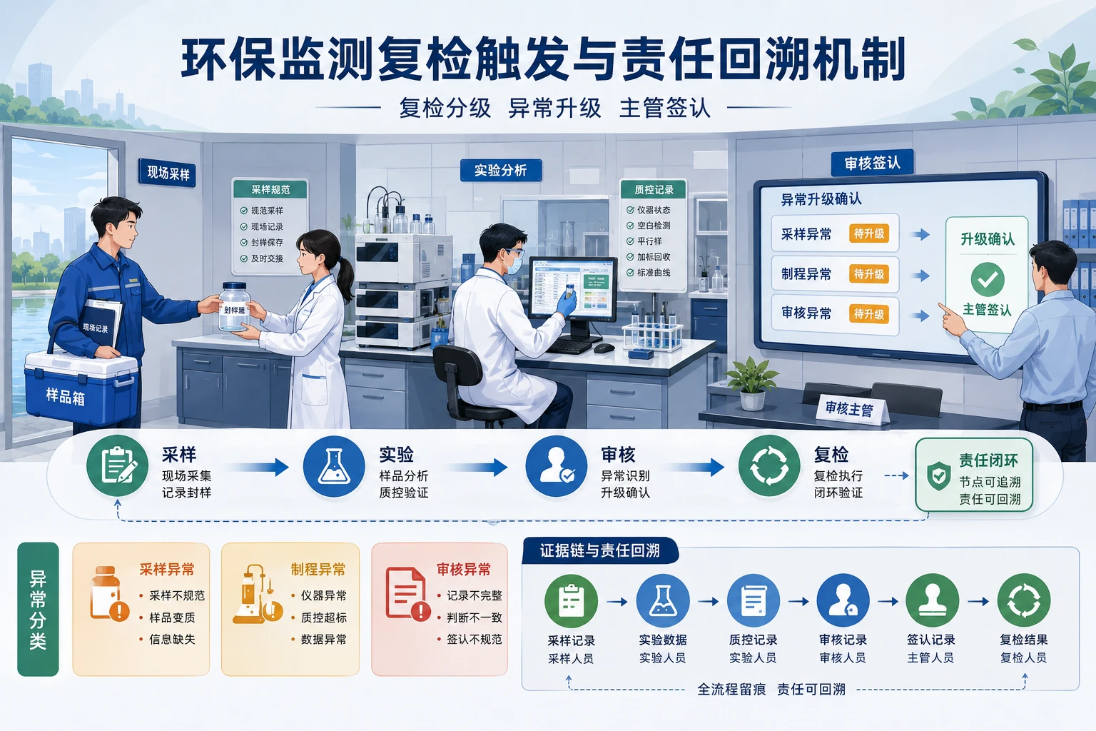 2026年环保监测复检触发与责任回溯机制怎么划分
