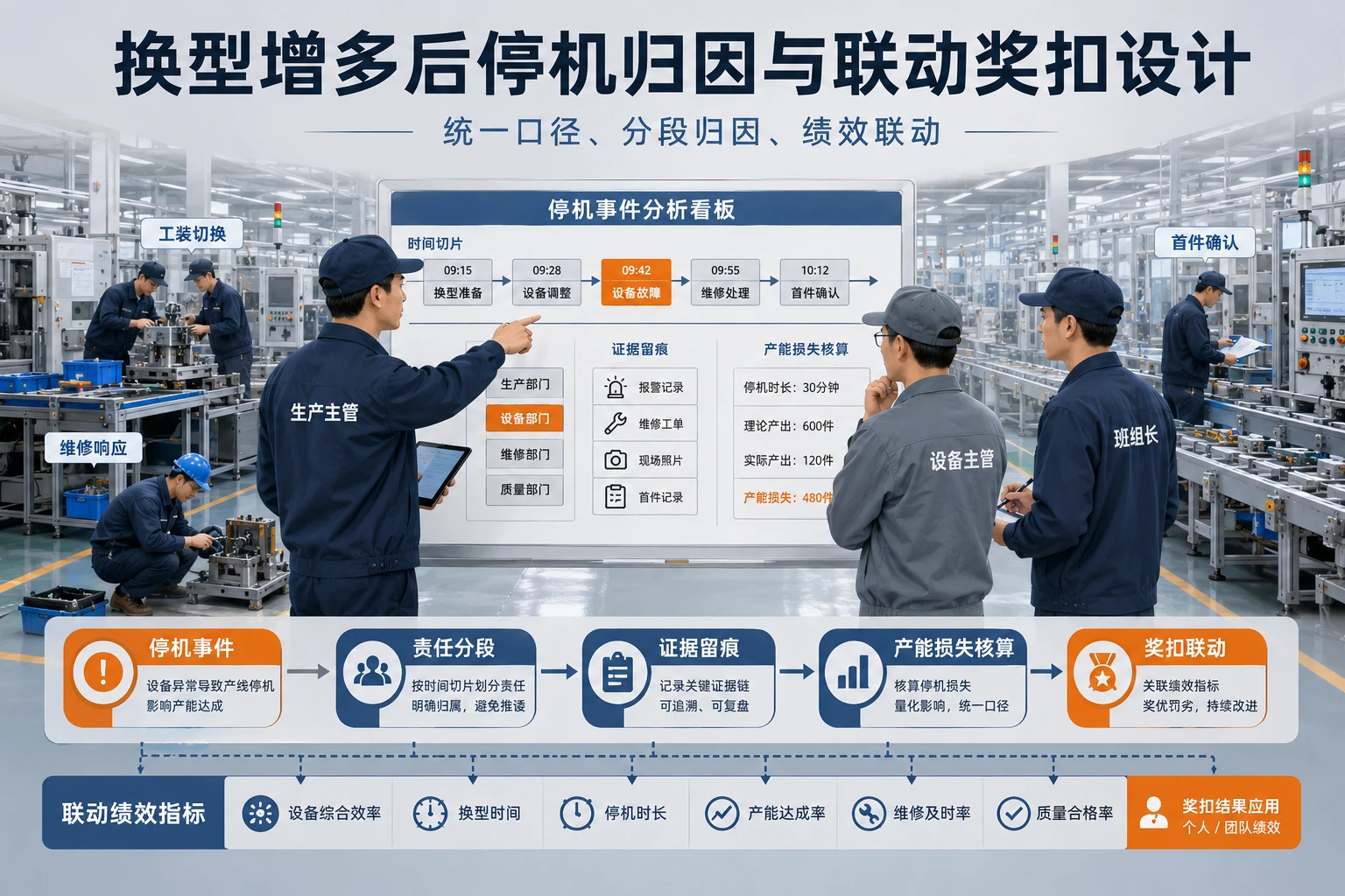 换型增多后停机归因与生产设备联动奖扣设计(2026年版)