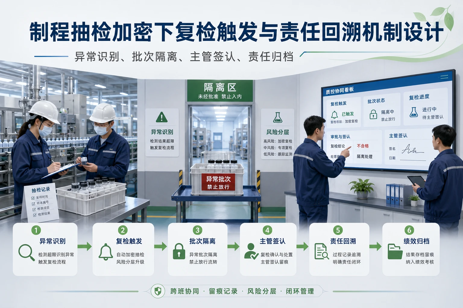 制程抽检加密下复检触发与责任回溯机制设计