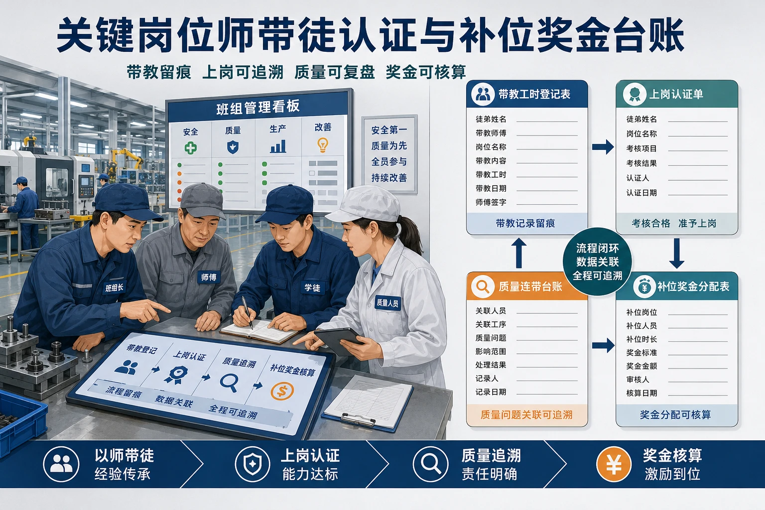 2026年关键岗位师带徒认证与补位奖金台账模板设计