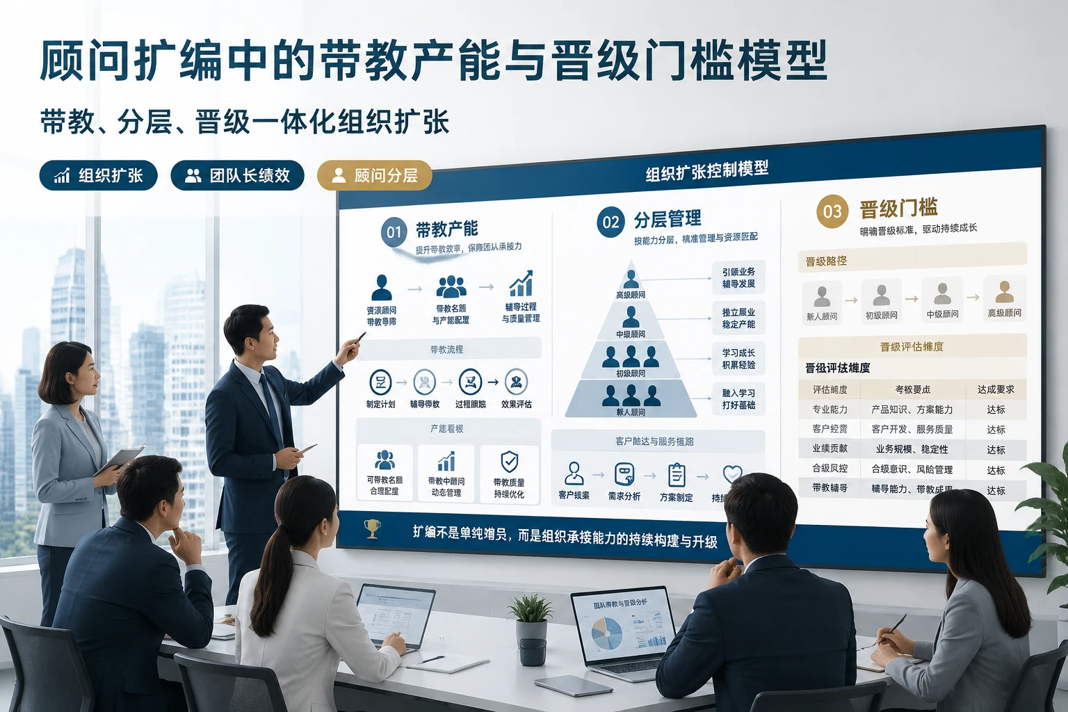 2026年证券保险顾问扩编中的带教产能与晋级门槛模型