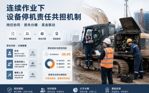设备租赁连续作业停机责任怎么分？机手、协调人、维修人员共担机制与案例拆解（2026年版）