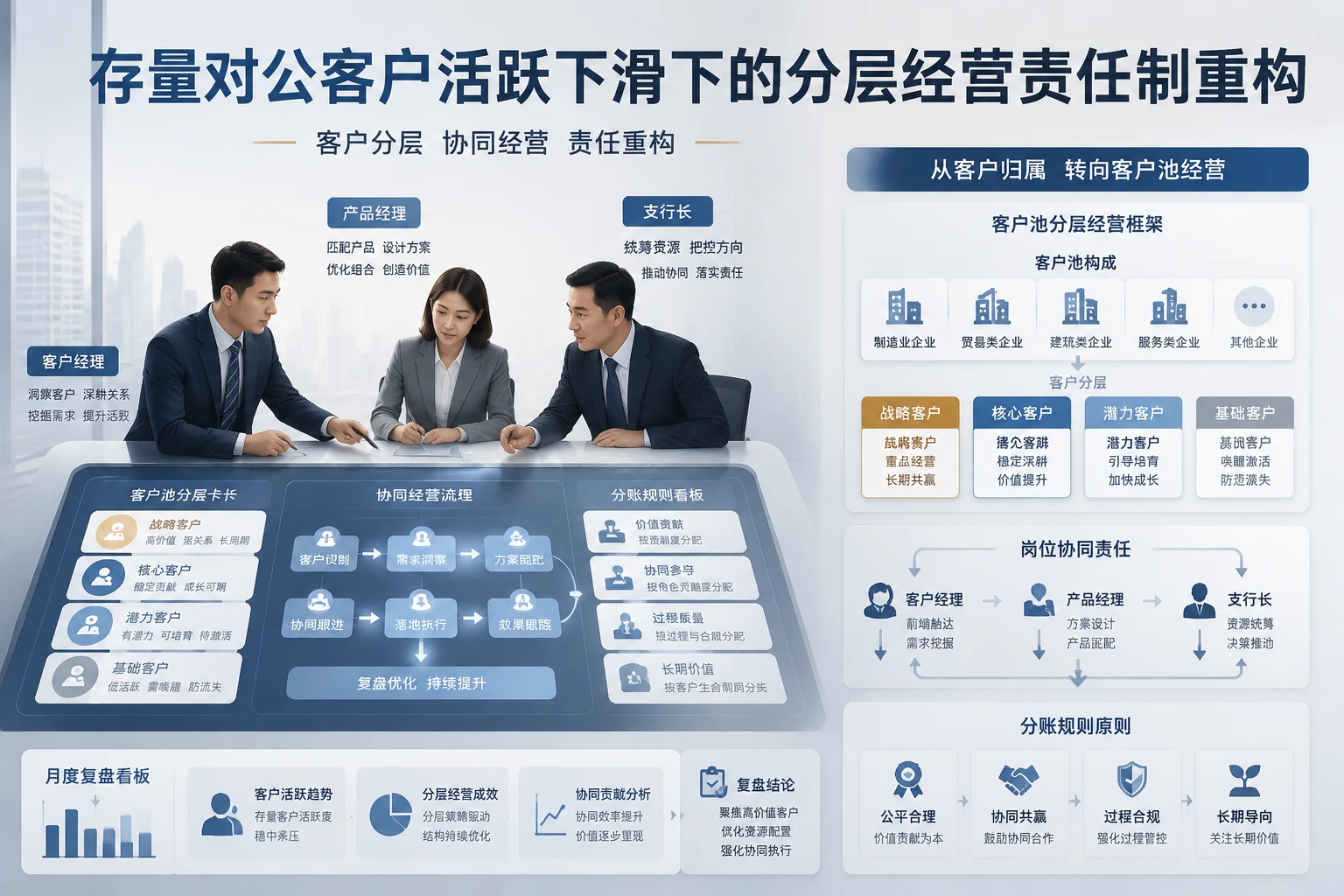 存量对公客户活跃下滑下的分层经营责任制重构