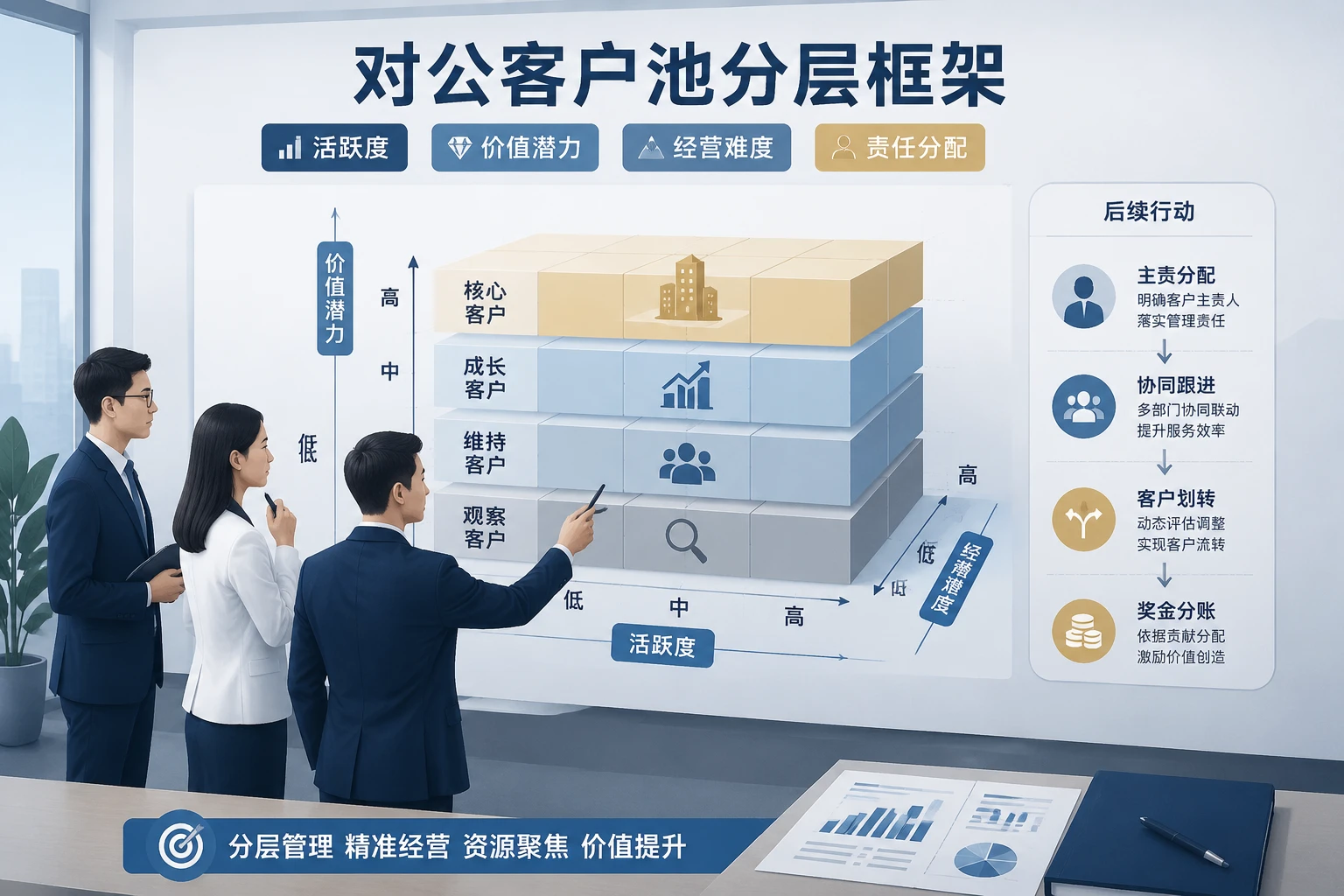 存量对公客户活跃下滑下的分层经营责任制重构