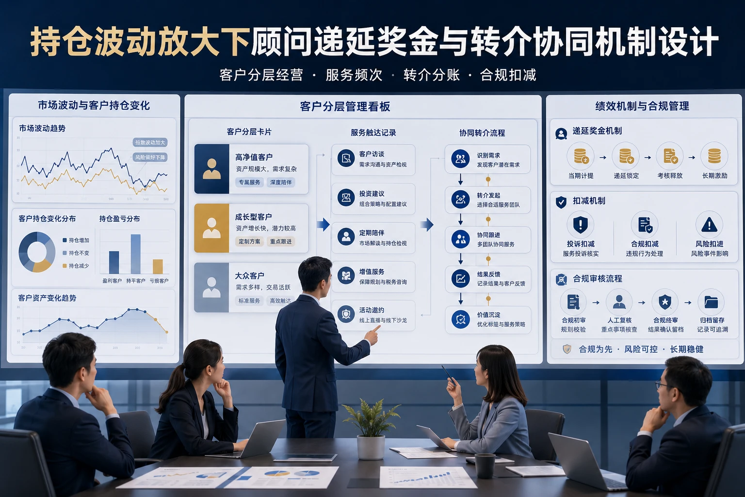持仓波动放大下顾问递延奖金与转介协同机制设计