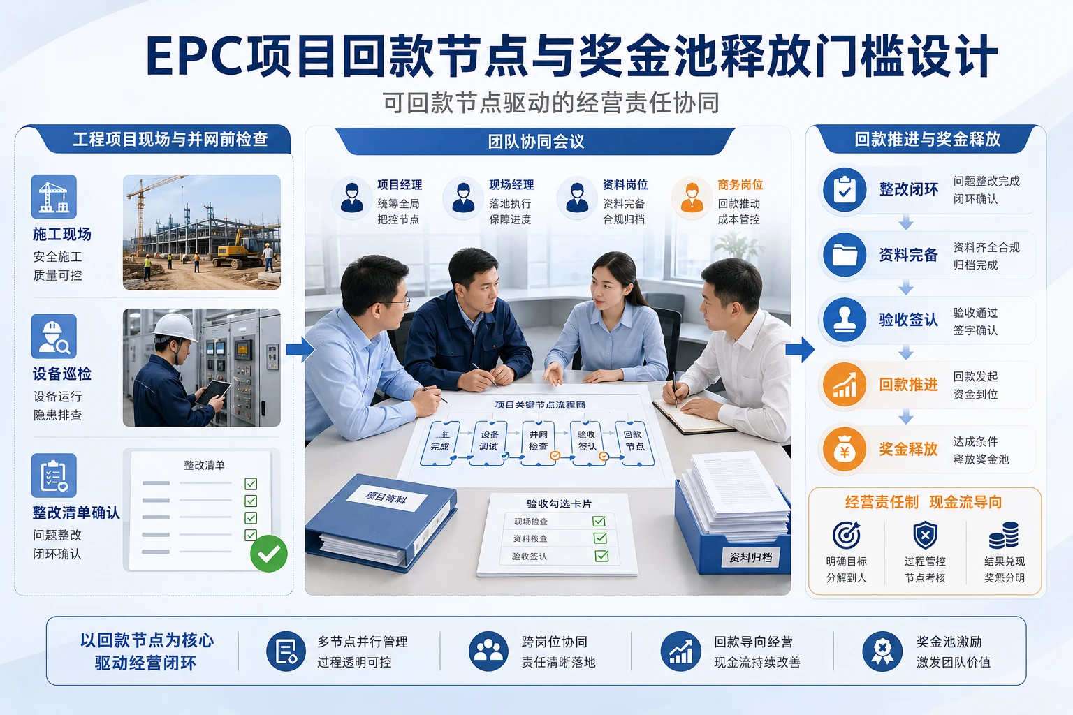 EPC项目回款节点与奖金池释放门槛设计方法(2026年版)