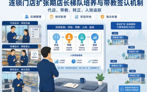 店长梯队培养与带教签认怎么做：门店扩张期区域经理的上岗评估与人效追踪（2026年版）
