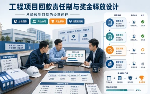 2026年工程项目验收后回款放缓，分段责任制与奖金释放怎么设计