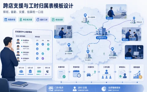 医疗器械服务中心跨区域支援工时归属表模板：驻场工程师排班、备勤轮值与结算口径（2026年版）