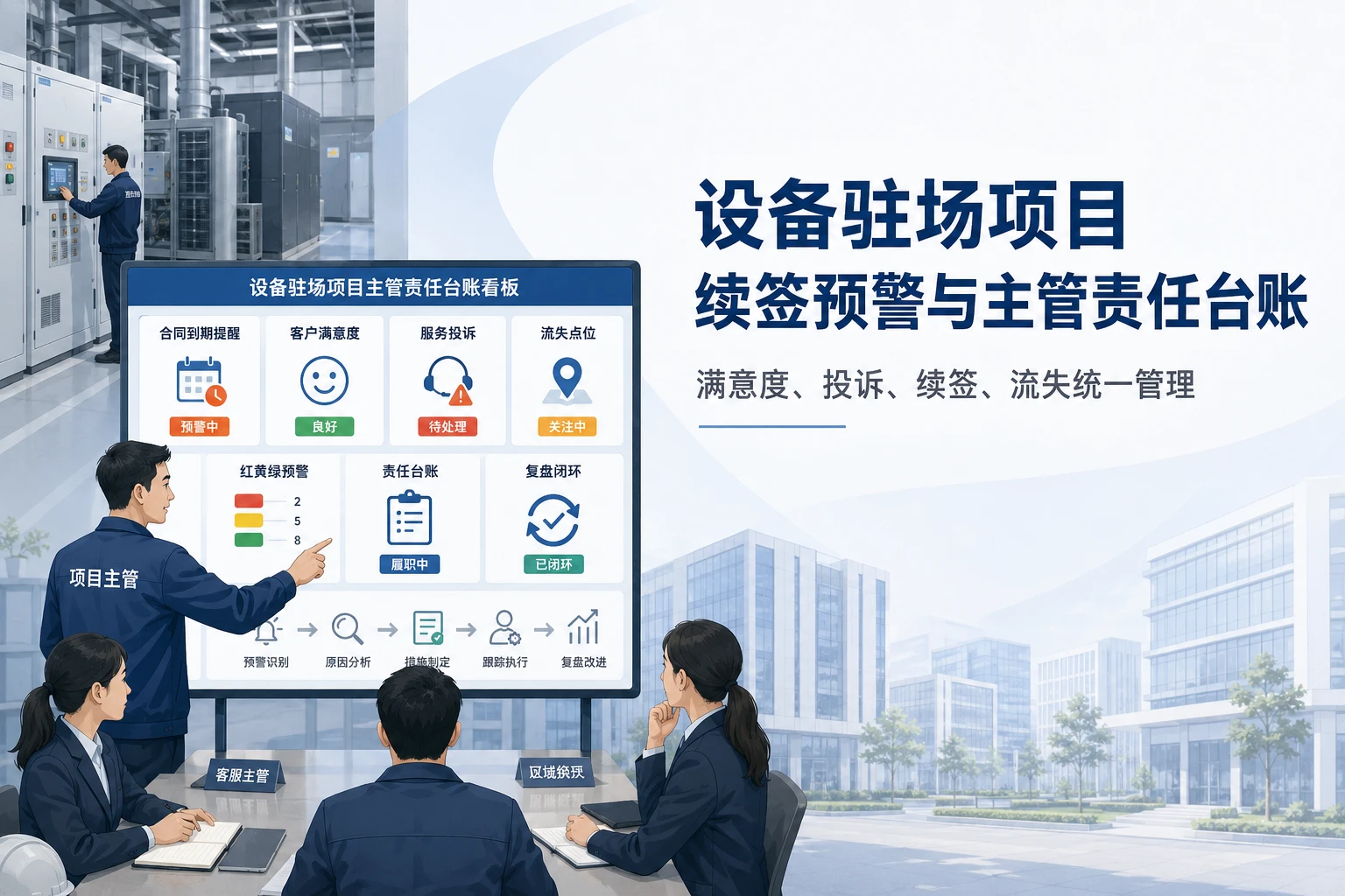 设备驻场项目续签预警与主管责任台账怎么建（2026年版）