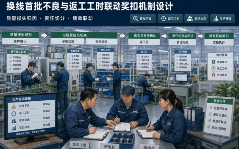 换线首批不良怎么纳入奖扣机制：质量损失归因、返工工时折算与班组责任切分