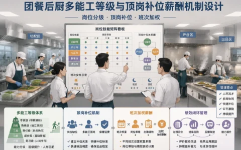 团餐后厨多能工等级与顶岗补位薪酬机制设计指南
